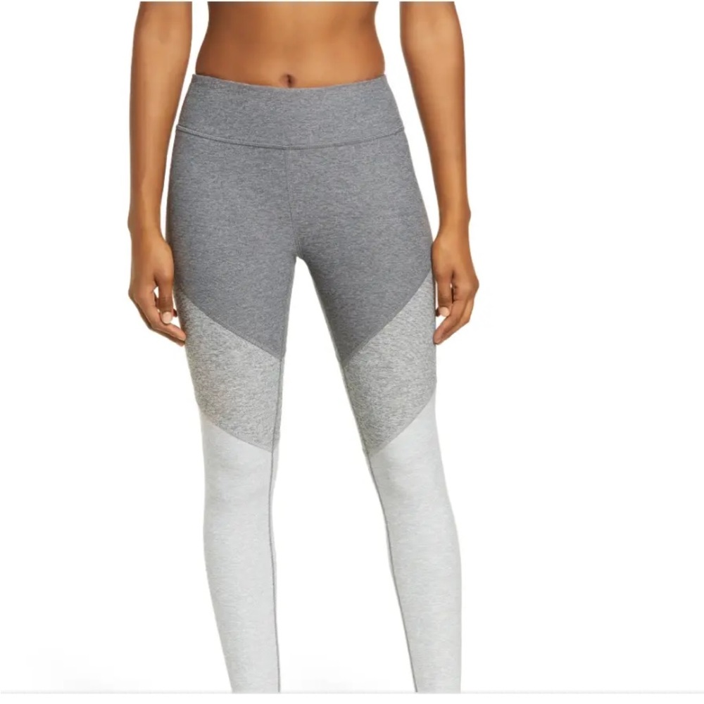 Outdoor Voices Gray Springs 7/8 Colorblock Leggings Small